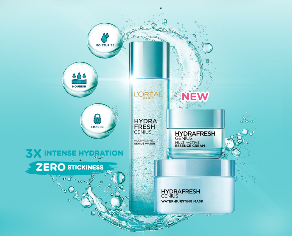 loreal hydrafresh essence cream