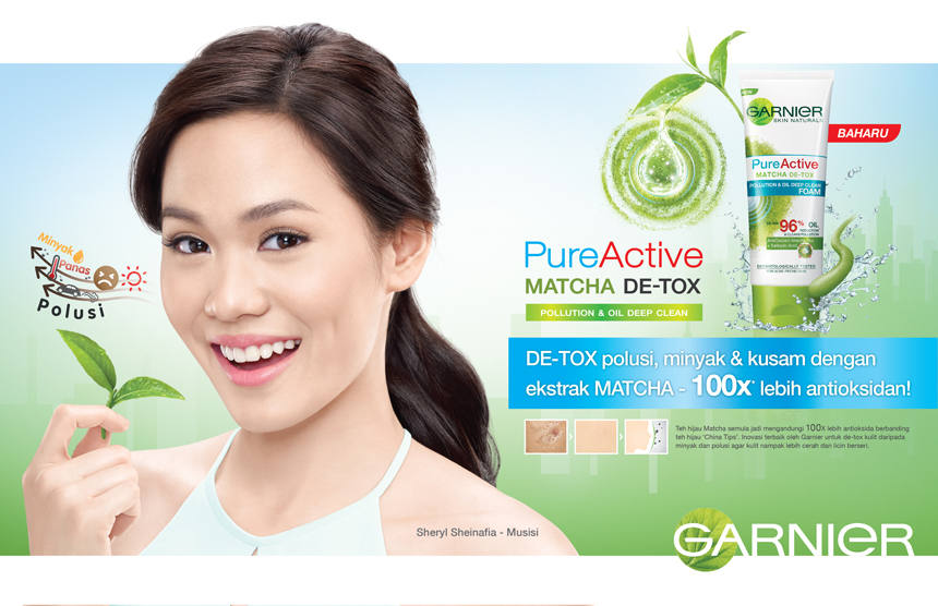 garnier matcha cleanser