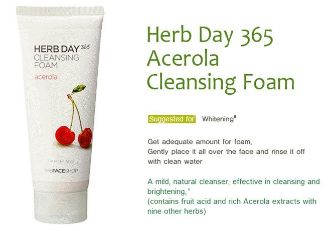 The Face Shop Herb Day 365 Cleansing Foam 170ml [5 Types to Choose] - Hermo Online Beauty Shop Malaysia