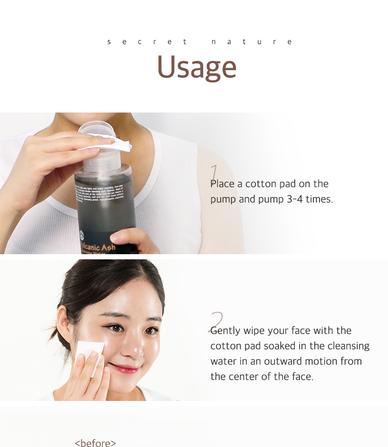 secret nature volcanic ash cleansing foam
