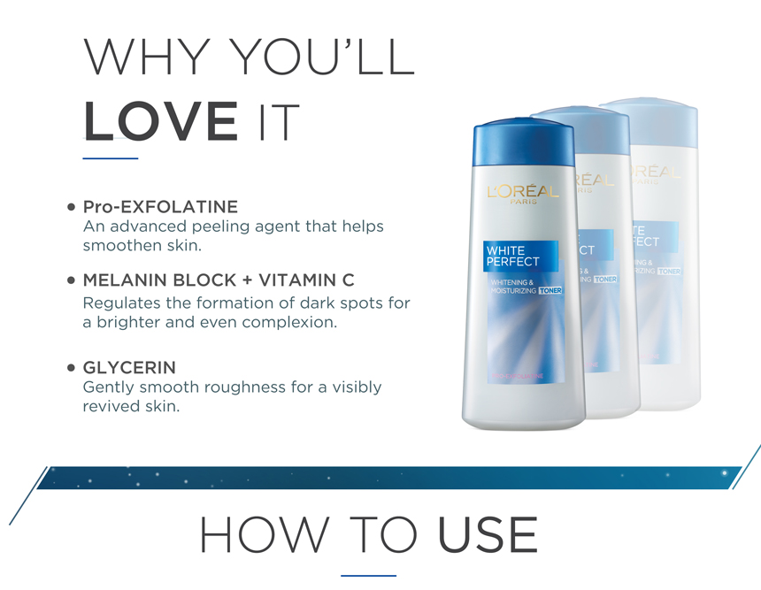 loreal whitening toner