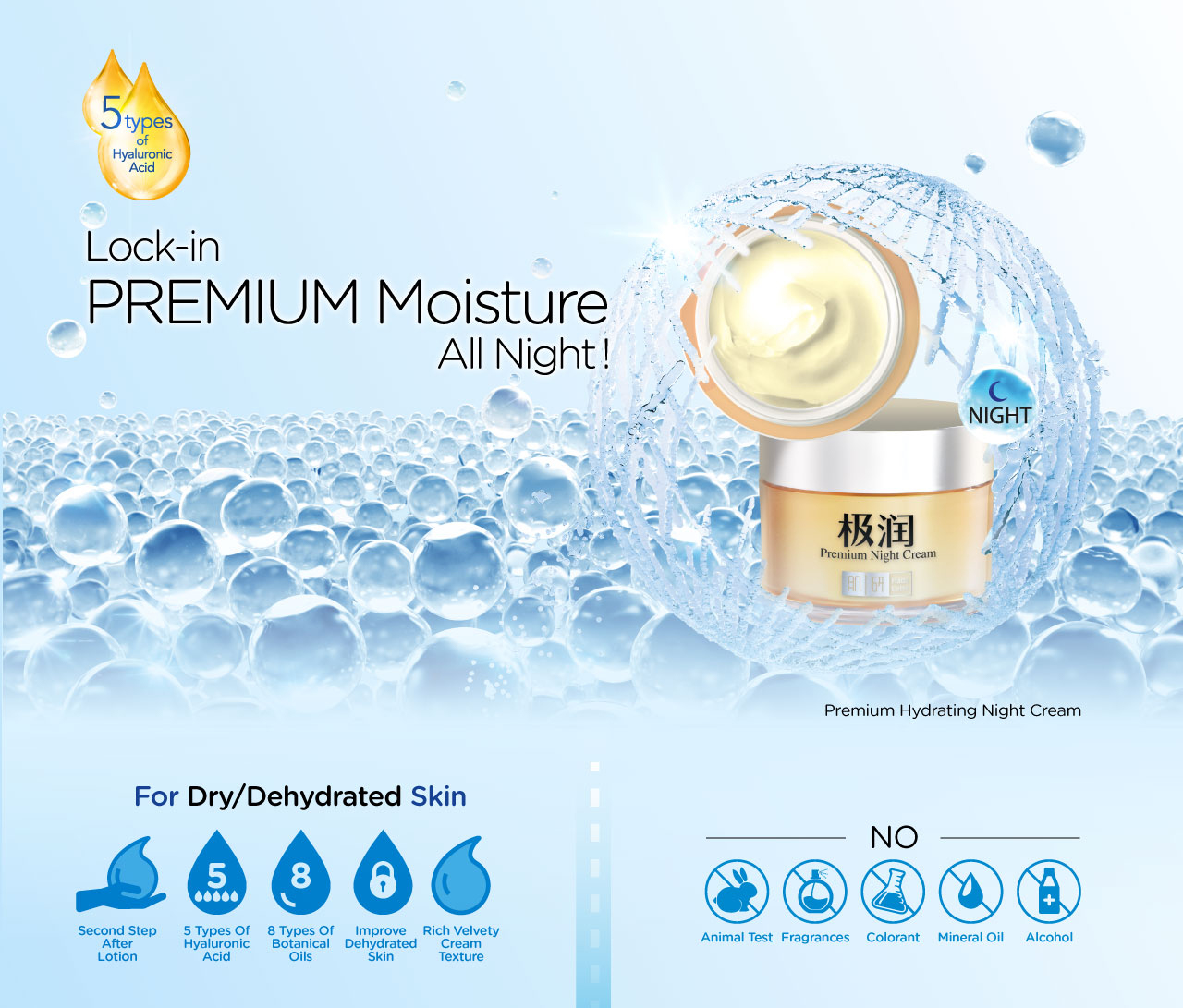 premium night cream hada labo