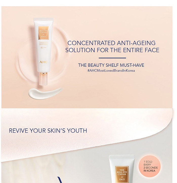 ahc the pure real eye cream for face review
