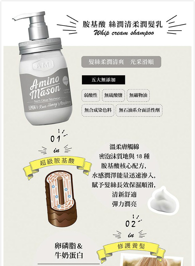 amino mason fruits cream treatment