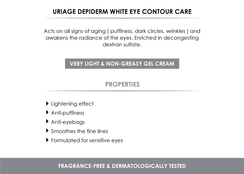 uriage depiderm eye cream