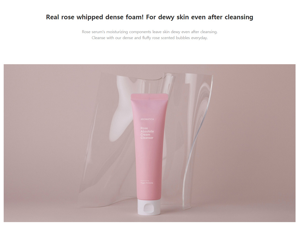 rose absolute cream cleanser