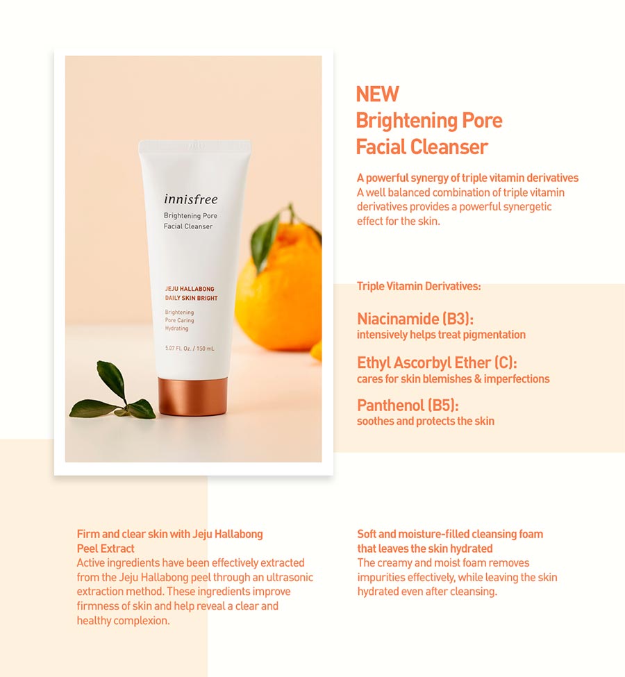 innisfree brightening pore facial cleanser review