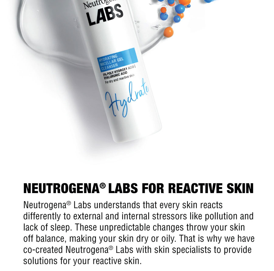 neutrogena labs micellar gel cleanser