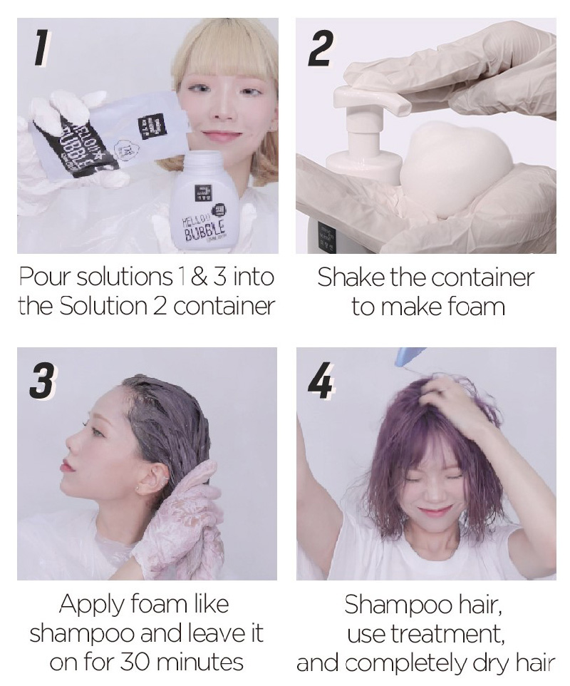 Mise En Scene Hello Bubble Hair Color [6N Choco Brown] Hermo Online