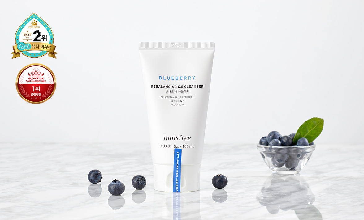 innisfree blueberry rebalancing 5.5 cleanser review malaysia