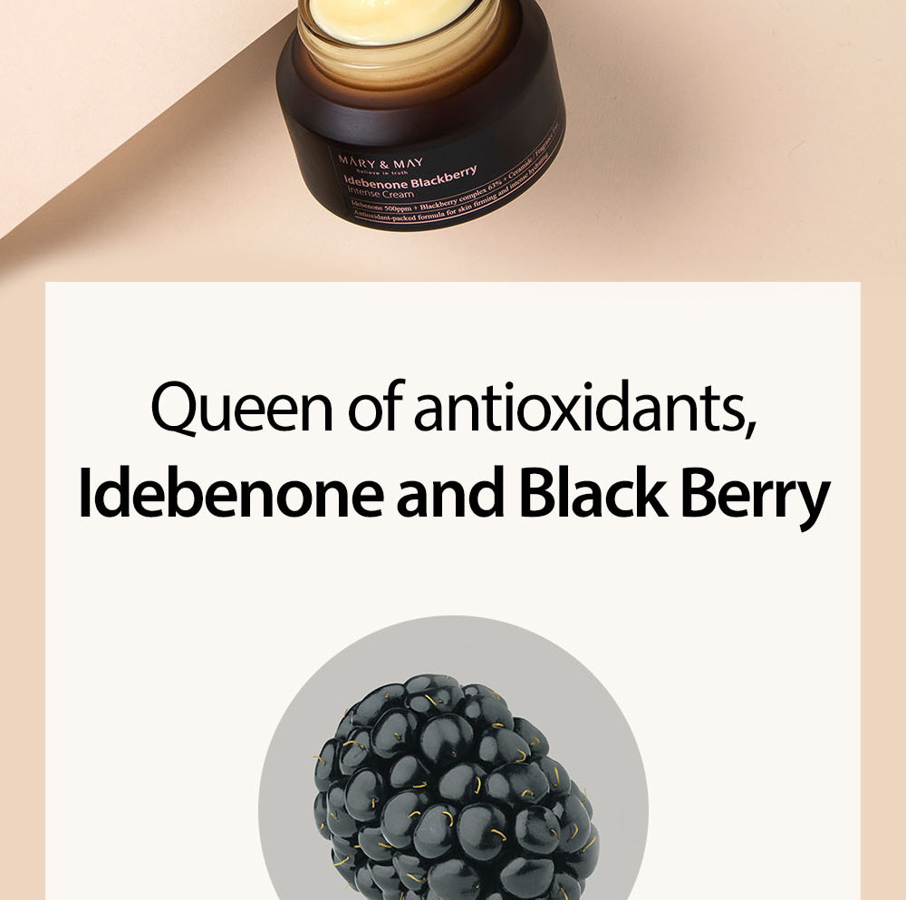 Mary & May Idebenone Blackberry Intense Cream 70ml Hermo Online Beauty Shop Malaysia
