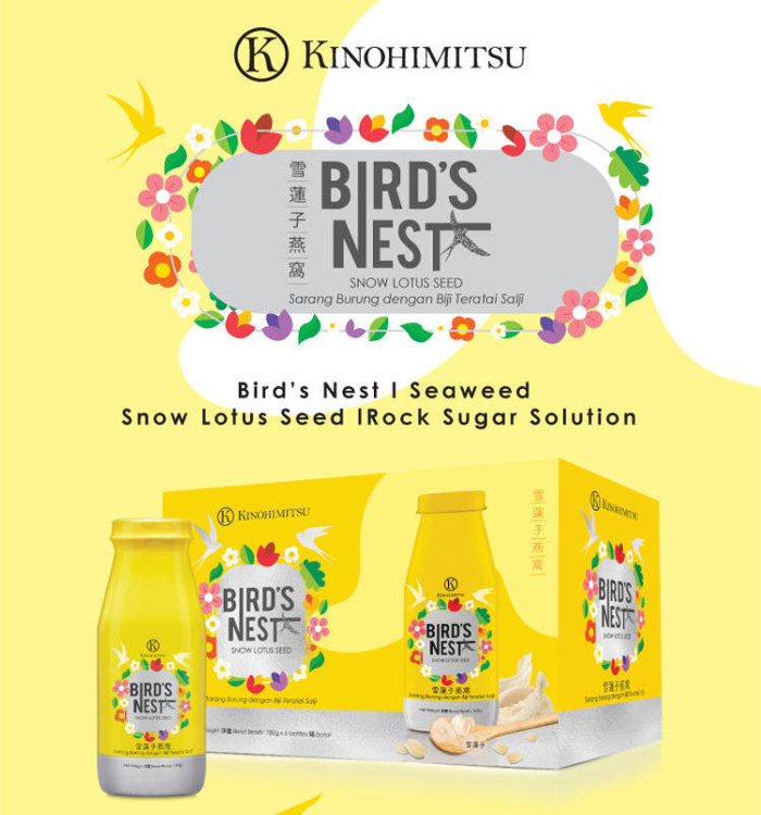 Kinohimitsu Bird's Nest With Snow Lotus Seed 180g x 6pcs Hermo Online