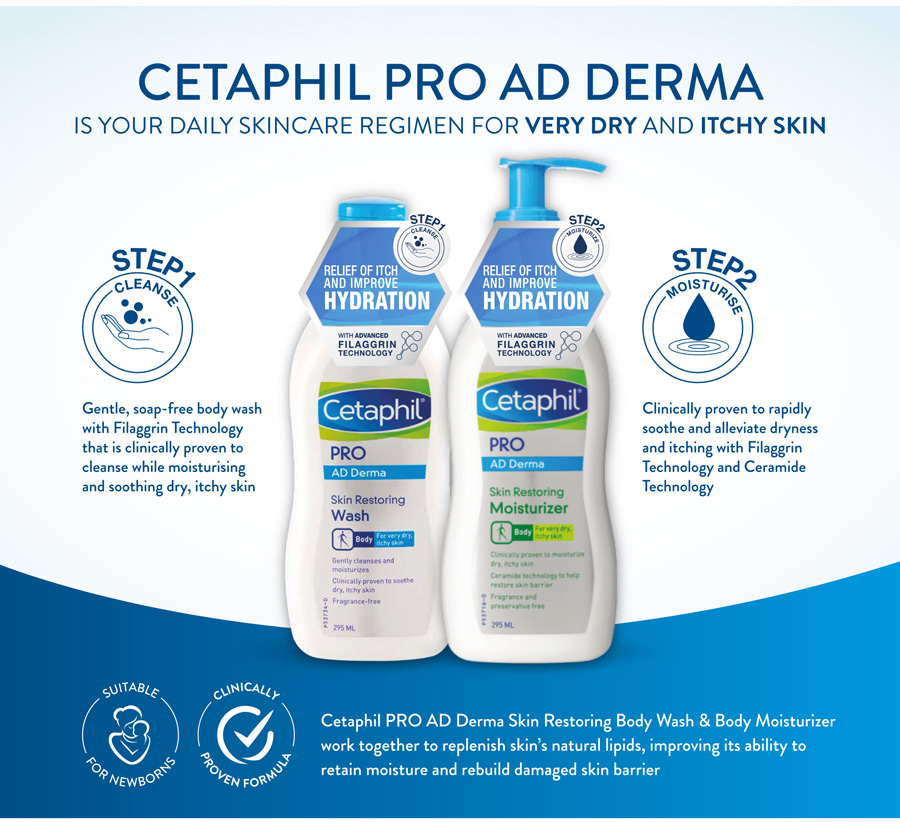 Cetaphil Pro AD Derma Skin Restoring Body Wash