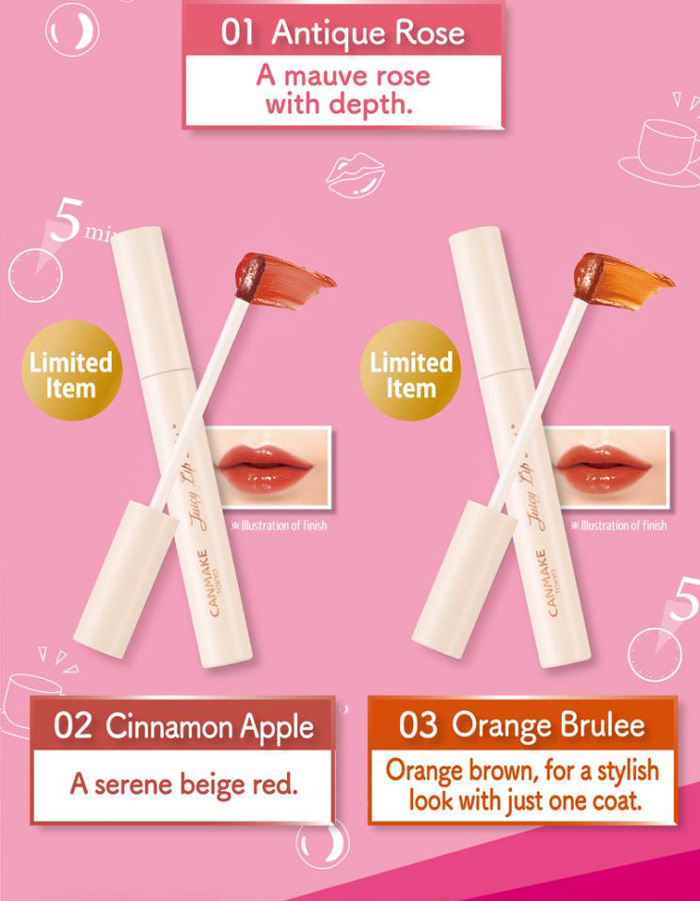 Canmake Juicy Lip Tint Hermo Online Beauty Shop Malaysia