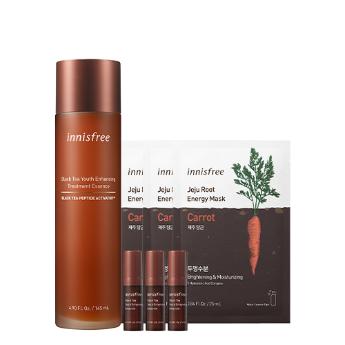 Innisfree Black Tea Youth Enhancing Treatment Essence Set Hermo