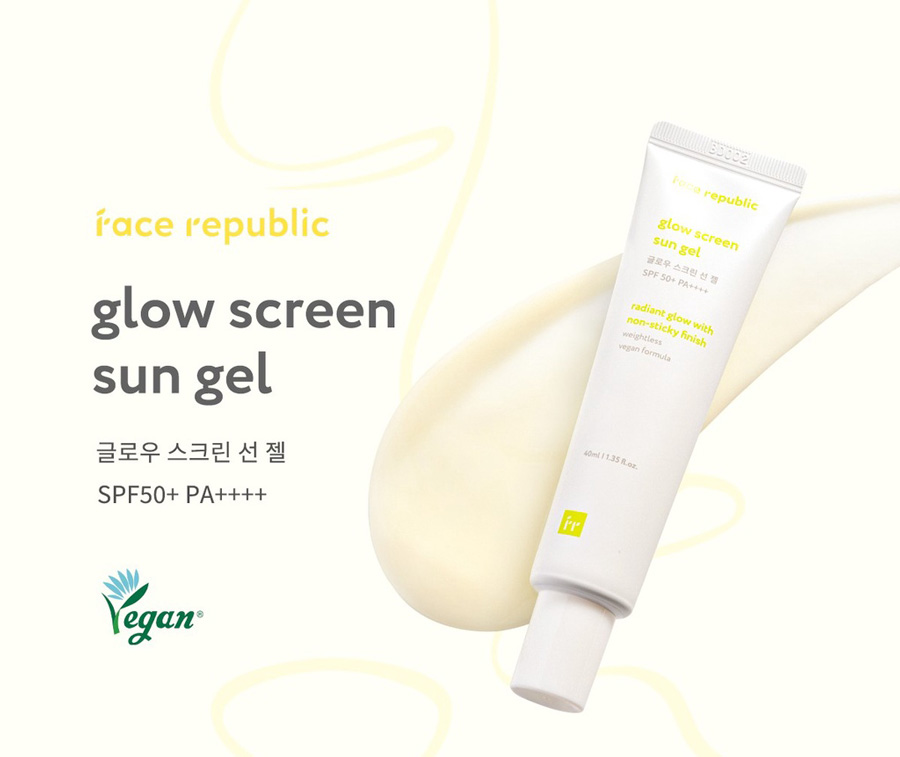 Face Republic Glow Screen Sun Gel SPF50+ PA++++ 40ml Hermo Online