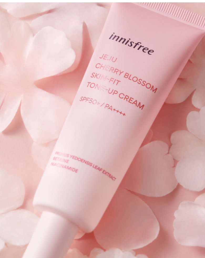 Innisfree Jeju Cherry Blossom Skin Fit Tone Up Cream SPF50+ PA++++ 50ml